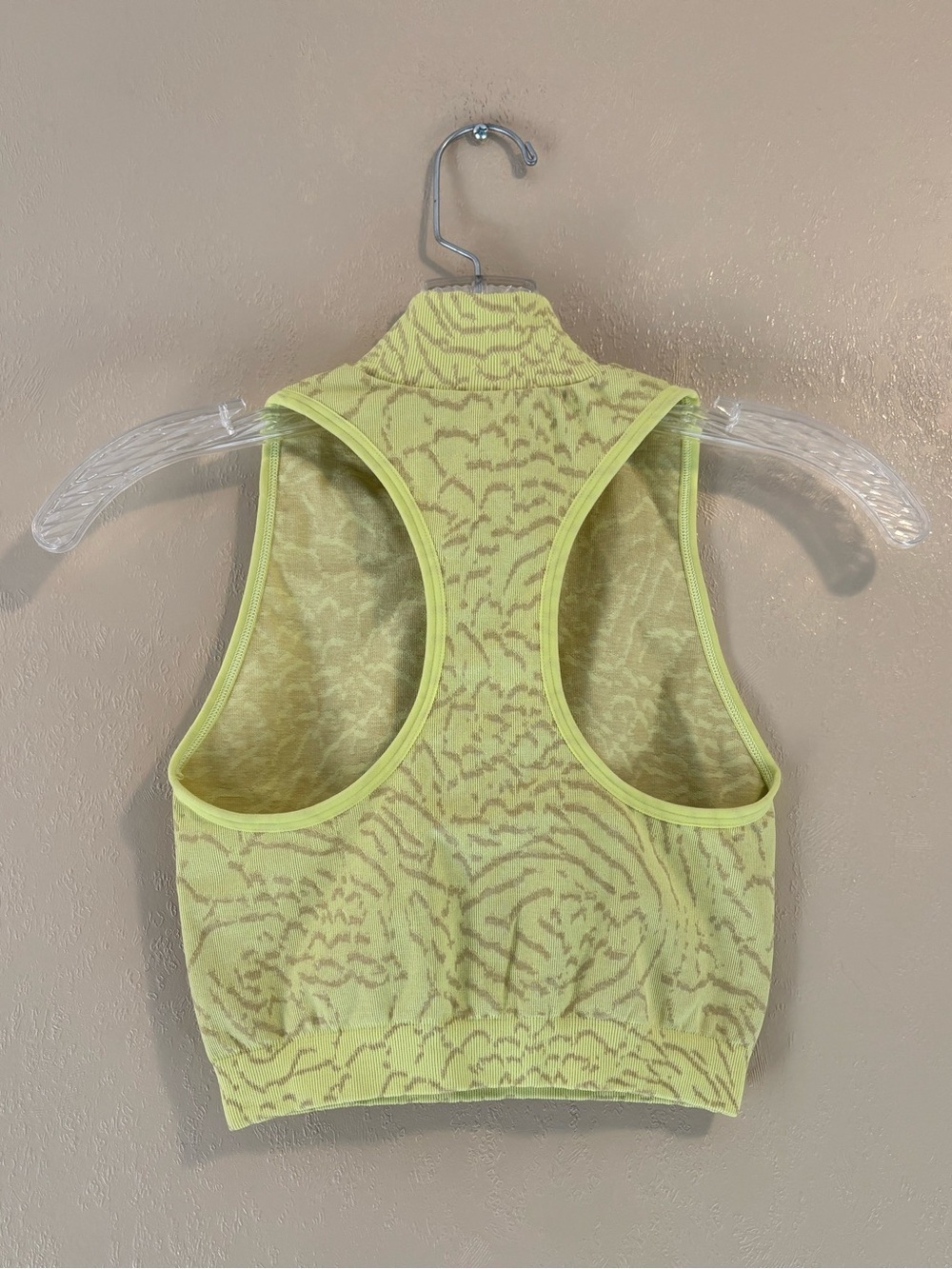 Gymshark Adapt Animal Seamless Crop 1/2 Zip top sz XS - Picture 2 of 6